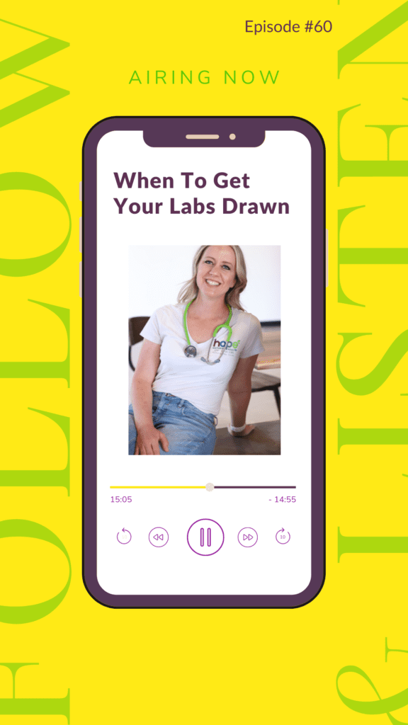 Natural Health Podcast - When To Get Labs Drawn.