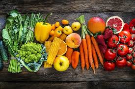 fruits and vegetables.