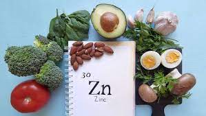 eating a diet with zinc.