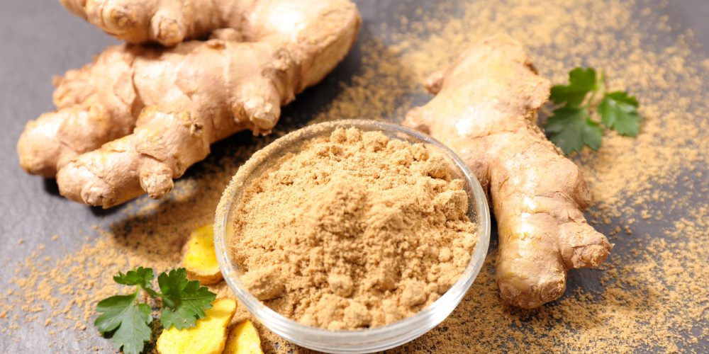 fresh ginger for digestive health.