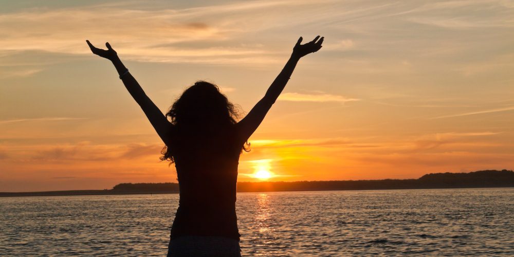 woman restoring her energy with natural wellness.