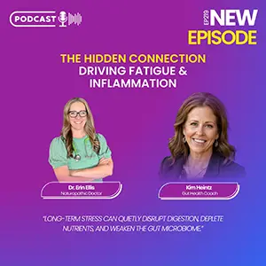 The hidden connection driving fatigue and gut heath - podcast with Dr Erin Ellis.