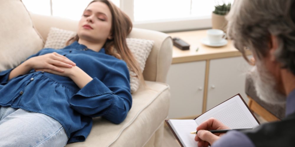 hypnotherapy visualization exercise to reduce stress and anxiety.