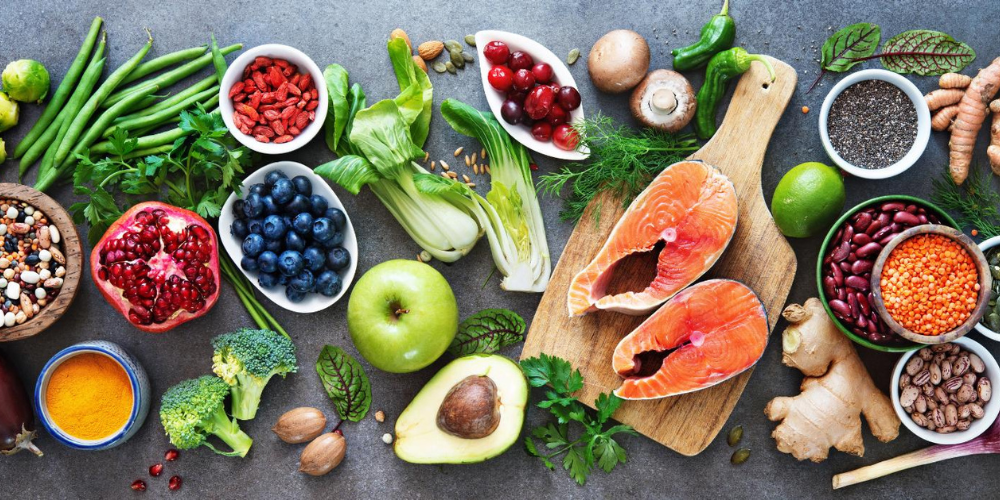 Healthy foods for periods.