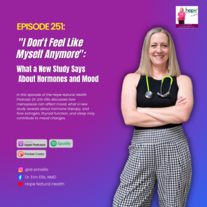 Hormones and mood - holistic podcast with Dr Erin Ellis.