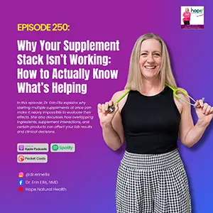 Are your supplements working? Holistic podcast with Dr Erin Ellis.