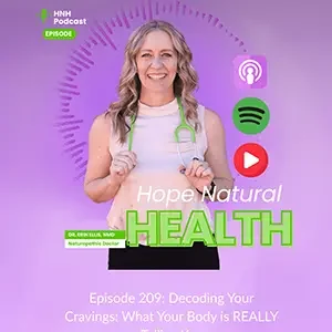 Decoding food cravings and what your body is telling you - natural health podcast with Dr Erin Ellis.