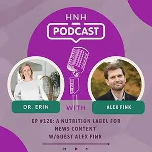 Nutritional label for news: natural health podcast